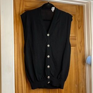 Vintage Versace V2 Wool Button Vest